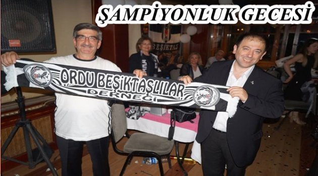 KARA KARTALLAR ŞAMPİYONLUĞU KUTLUYOR