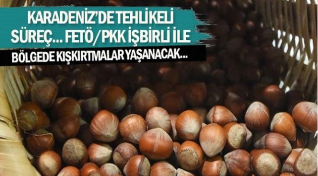 Karadeniz&#039;de tehlikeli süreç.. FETÖ-PKK İş birliği ile...