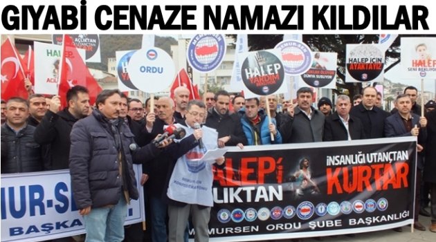 KATLİAMA SESİZ KALMADILAR