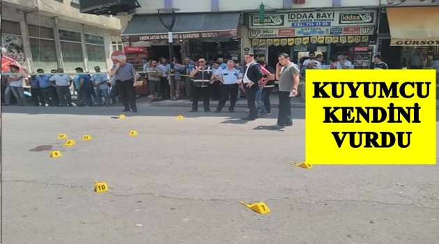 KENDİNİ VURAN KUYUMCU HASTANEYE KALDIRILDI