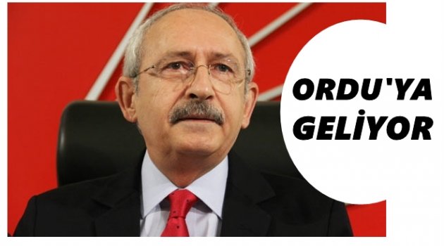 KILIÇDAROĞLI &#039;HAYIR&#039; İÇİN ORDU&#039;YA GELİYOR