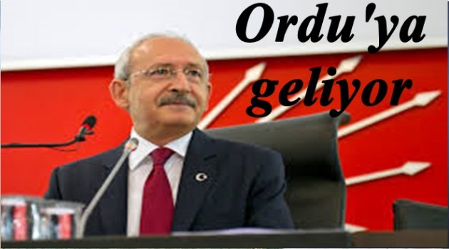 KILIÇDAROĞLU&#039;NUN ORDU PROGRAMINDA NELER VAR