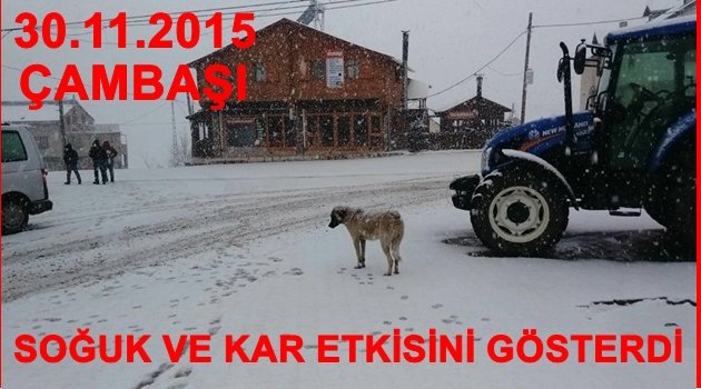 KIŞ KENDİNİ HİSSETTİRDİ