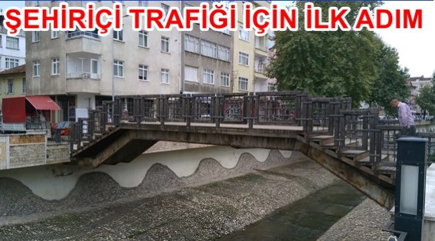 KÖPRÜ YAPILINCA CADDE TRAFİĞE KAPATILACAK