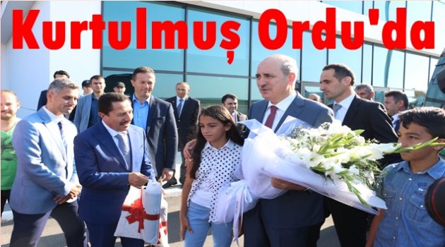 KURTULMUŞ  HAVALİMANINDA TÖRENLE KARŞILANDI