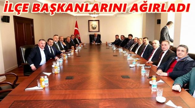 KURTULMUŞ İLÇE BAŞKANLARINDAN DAHA FAZLA ÇALIŞMALARINI İSTEDİ