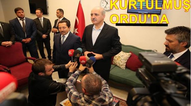 KURTULMUŞ&#039;U HAVA LİMANINDA KİMLER KARŞILADI
