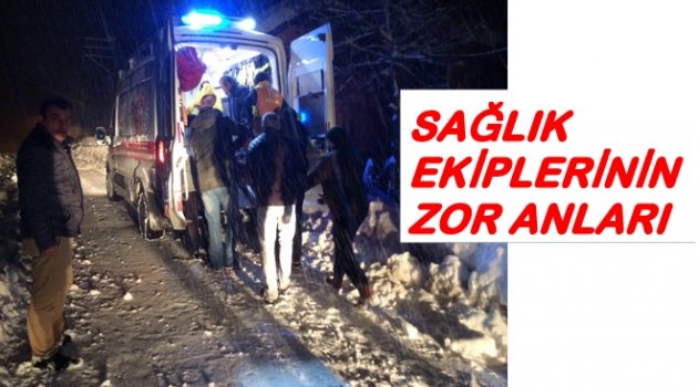 MAHSUR  KALAN VATANDAŞA MÜDAHALE ETTİLER