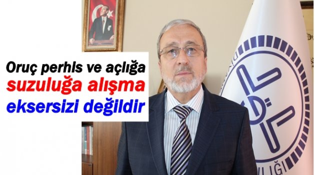 MÜFTÜ ÖZTÜRK&#039;TEN KRİTİK RAMAZAN UYARI