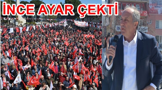 MUHARREM İNCE ÜNYE&#039;DE KONUŞTU