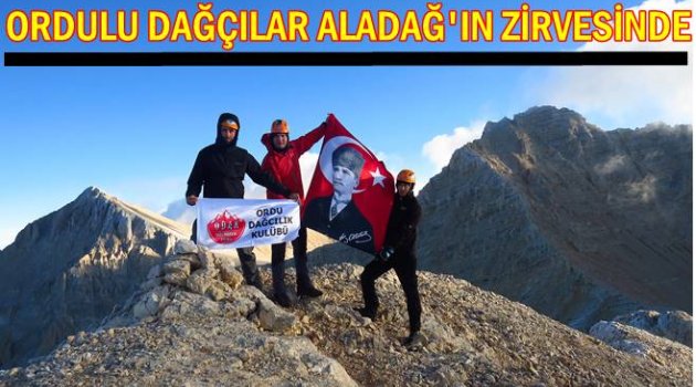 ODAK'LI ÜÇ SPORCU ZİRVEYE TIRMANDI