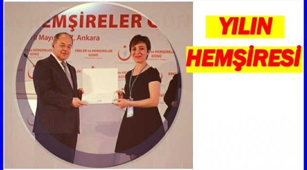 ÖDÜLÜNÜ BAKAN VERDİ