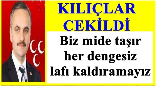 ONUR ŞAHİN KILIÇI ÇEKTİ