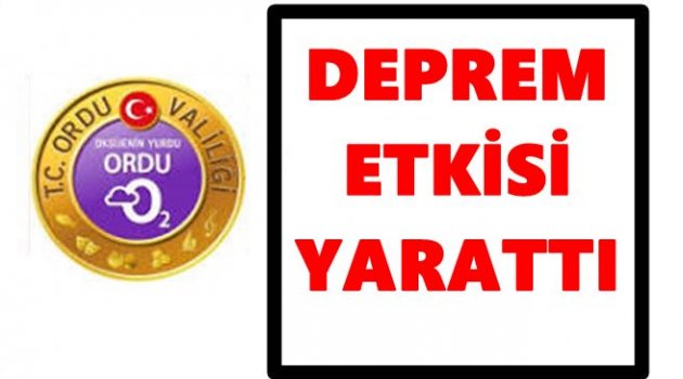 OPERASYONLAR ORDU VALİLİĞİNE SIÇRADI