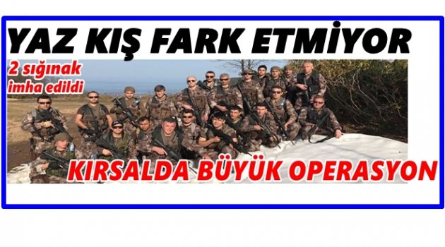 OPERASYONLARA ÖZEL HAREKATTA DESTEK VERİYOR