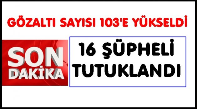 ORDU CUMHURİYET BAŞSAVCILIĞINDAN BÜYÜK FETÖ/PDY OPERASYONU