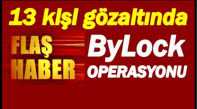 ORDU MERKEZLİ 6 İLDE OPERASYON DÜZENLENDİ