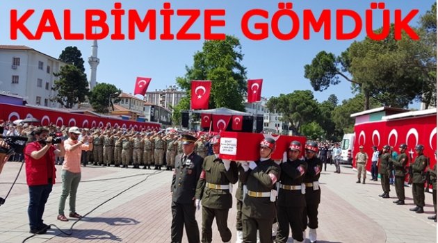 ORDU ŞEHİDİNE AĞLADI