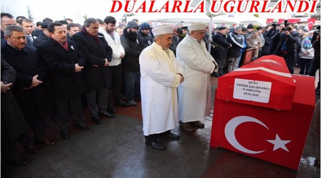 ORDU ŞEHİDİNİ UĞURLADI