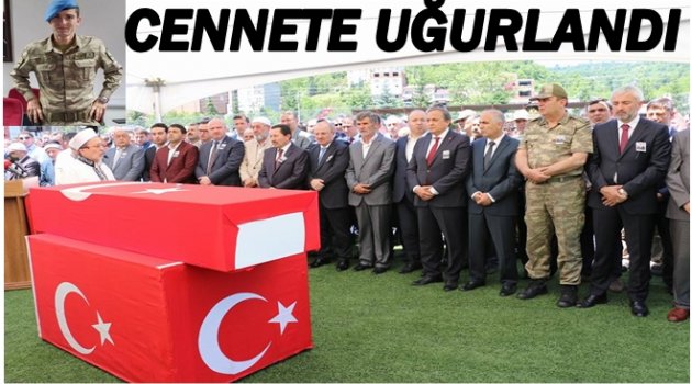 ORDU ŞEHİDİNİ UĞURLADI