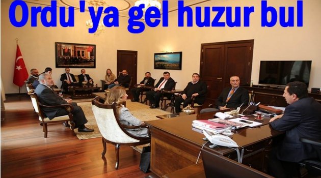 ORDU TURİZMİ İÇİN ELİMİZİ TAŞIN ALTINA KOYDUK