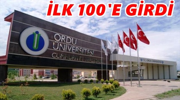 ORDU ÜNİVERSİTESİ 17 BASAMAK BİRDEN YÜKSELDİ