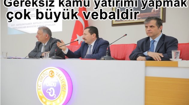 ORDU&#039;DA 407 PROJE YÜRÜTÜLÜYOR