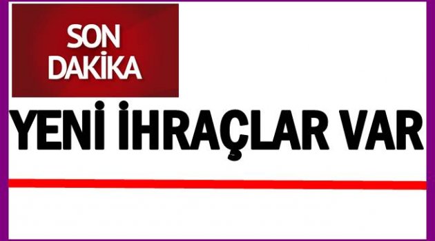 ORDU&#039;DA KİMLER MEMURLUKTAN İHRAÇ EDİLDİ