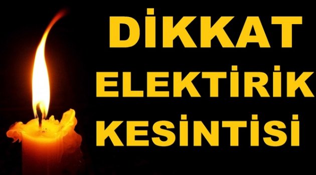 ORDU&#039;DA NERELERDE ELEKTRİK KESİLECEK?