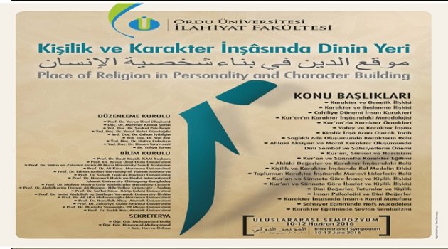 ORDU&#039;DA ULUSLARARASI SEMPOZYUM VAR