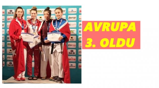 ORDULU GİZEM AVRUPA 3. OLDU