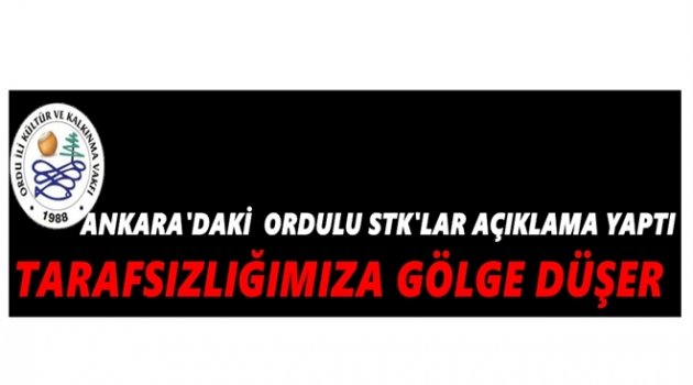 ORDULU STK&#039;LARDAN ORTAK AÇIKLAMA