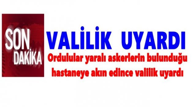 ORDULULAR HASTANEYE AKIN ETTİ