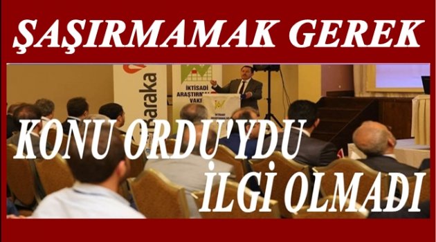 ORDU&#039;NUN EKONOMİK VİZYON ARAYIŞI KONUŞULDU