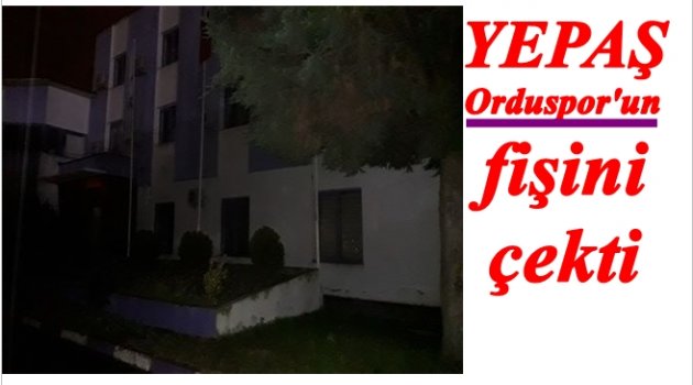 ORDUSPOR KARANLIKTA KALDI