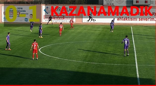 ORDUSPOR PENALTI GOLÜYLE KAYBETTİ