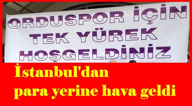 ORDUSPOR&#039;A SÖZ VERENLER NEREDE?
