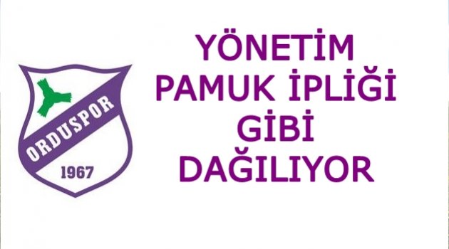 ORDUSPOR&#039;DA KİM İSTİFA ETTİ?