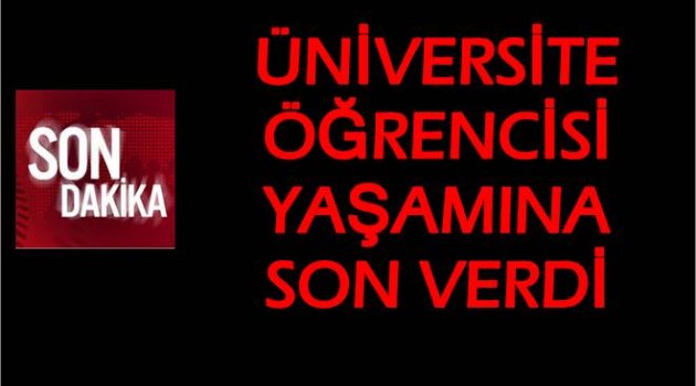 PİKNİK TÜPÜYLE İNTİHAR ETTİ