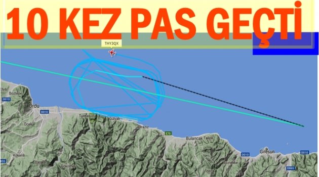 PİLOTLARIN HAVADA ZOR ANLARI