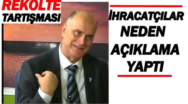 REKOLTE TARTIŞMASI ERKEN BAŞLADI