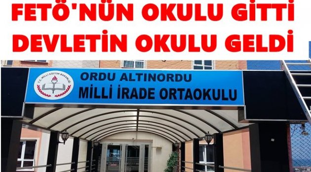 SAHİL KOLEJİ&#039;NİN YERİNE MİLLİ İRADE GELDİ
