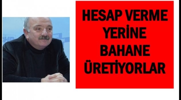 ŞAHİN: BİZ HEP DURDUĞUMUZ YERDEYİZ