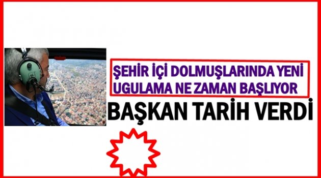 ŞEHİR İÇİ ULAŞIMDA YENİ DÖNEM BAŞLIYOR