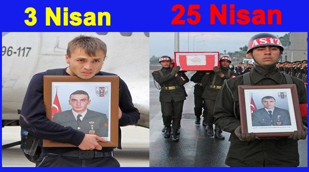 ŞEHİT ARKADAŞININ FOTOĞRAFINI TAŞIMIŞTI
