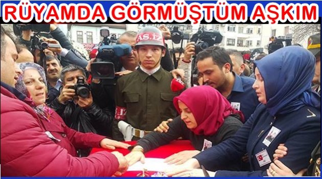 ŞEHİT EŞİNİN SÖZLERİ YÜREKLERİ DAĞLADI