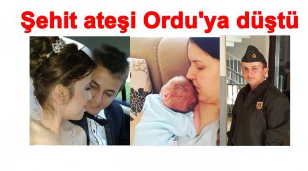 ŞEHİT UZMAN ÇAVUŞ GERİYE GÖZÜ YAŞLI BİR EŞ İLE 3 AYLIK BİR BEBEK BIRAKTI