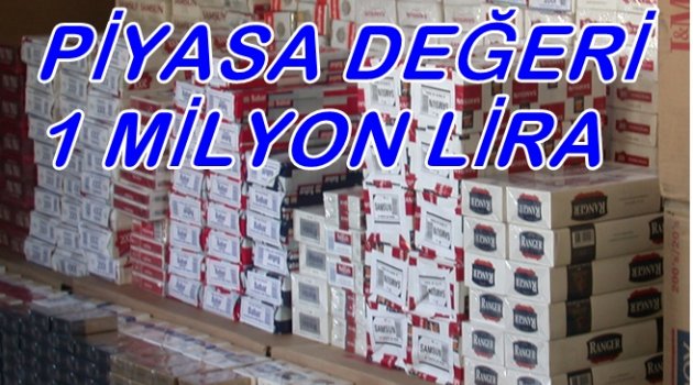 SON YILLARIN EN BÜYÜK KAÇAKÇILIK OPERASYONU