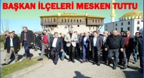 BAŞKAN YILMAZ HER GÜN BİR İLÇEYİ GEZİYOR