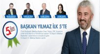 BAŞKAN YILMAZ İLK 5'TE